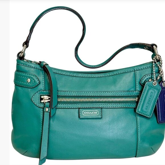 Vintage COACH F23978  Daisy  LEATHER SHOULDER BAG Y2K - Picture 1 of 16